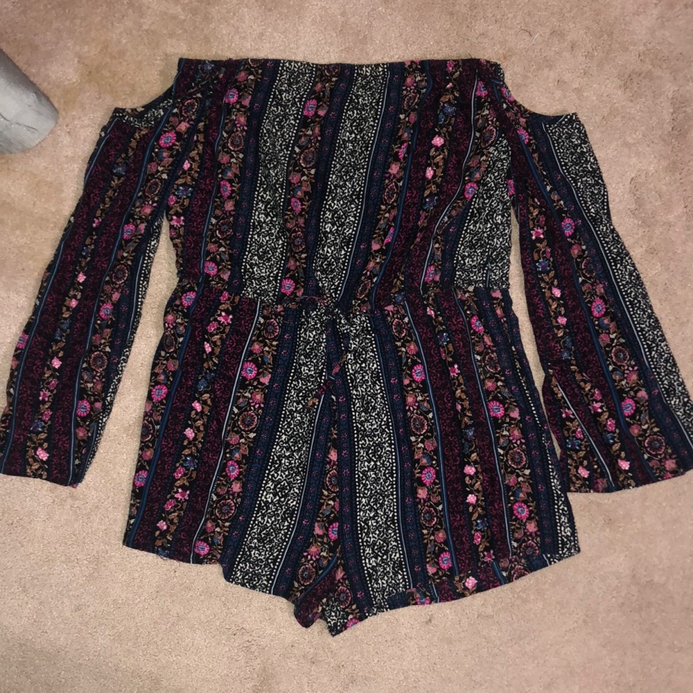 Tags still on. Large Design Lab tribal print Romper.